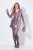 Ulla Popken 845145 Vestido de lentejuelas con cuello de pico Rosa - Vestidos de noche - Vestidos de fiesta de gran talla