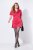 Ulla Popken 845148 Vestido ceñido de flores Magenta - Vestidos - Vestidos para todas las tallas
