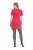 Ulla Popken 845148 Vestido ceñido de flores Magenta - Vestidos - Vestidos para todas las tallas