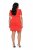 Ulla Popken 845150 Vestido ceñido de manga corta Rojo - Vestidos - Vestidos para todas las tallas