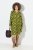 Ulla Popken 845190 Vestido de jersey de flores Turquesa - Vestidos de punto jersey - 
