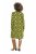 Ulla Popken 845190 Vestido de jersey de flores Turquesa - Vestidos de punto jersey - 