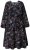 Ulla Popken 845287 Vestido midi estampado Negro - Vestidos midi - Vestidos midi de talla grande