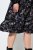 Ulla Popken 845287 Vestido midi estampado Negro - Vestidos midi - Vestidos midi de talla grande