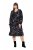 Ulla Popken 845287 Vestido midi estampado Negro - Vestidos midi - Vestidos midi de talla grande