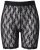 Ulla Popken 845290 Pantalón corto antirrozaduras de flores con encaje Negro - Culotes antirozaduras - 
