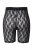 Ulla Popken 845290 Pantalón corto antirrozaduras de flores con encaje Negro - Culotes antirozaduras - 