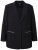 Ulla Popken 845336 Blazer elástico oversize de dos botones Negro - Blazers - Blazers en tallas grandes para mujer
