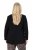 Ulla Popken 845336 Blazer elástico oversize de dos botones Negro - Blazers - Blazers en tallas grandes para mujer