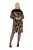 Ulla Popken 845378 Vestido de punto con estampado animal Beige - Vestidos de noche - Vestidos de fiesta de gran talla