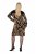 Ulla Popken 845378 Vestido de punto con estampado animal Beige - Vestidos de noche - Vestidos de fiesta de gran talla