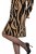 Ulla Popken 845378 Vestido de punto con estampado animal Beige - Vestidos de noche - Vestidos de fiesta de gran talla