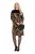 Ulla Popken 845378 Vestido de punto con estampado animal Beige - Vestidos de noche - Vestidos de fiesta de gran talla