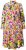 Ulla Popken 845512 Vestido camisero de flores Rojo baya - Vestidos midi - Vestidos midi de talla grande