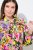 Ulla Popken 845512 Vestido camisero de flores Rojo baya - Vestidos midi - Vestidos midi de talla grande