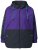 Ulla Popken 845648 Cortavientos con mangas murciélago Lila - Chaquetas - Chaquetas para mujer en tallas grandes