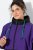 Ulla Popken 845648 Cortavientos con mangas murciélago Lila - Chaquetas - Chaquetas para mujer en tallas grandes