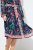 Ulla Popken 845649 Vestido de gasa de flores Azul marino - Vestidos midi - Vestidos midi de talla grande