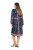 Ulla Popken 845649 Vestido de gasa de flores Azul marino - Vestidos midi - Vestidos midi de talla grande