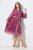 Ulla Popken 845649 Vestido midi de manga larga Rojo baya - Vestidos midi - Vestidos midi de talla grande