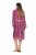 Ulla Popken 845649 Vestido midi de manga larga Rojo baya - Vestidos midi - Vestidos midi de talla grande