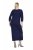 Ulla Popken 845705 Vestido de jersey Azul marino - Vestidos midi - Vestidos midi de talla grande