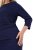 Ulla Popken 845705 Vestido de jersey Azul marino - Vestidos midi - Vestidos midi de talla grande