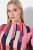 Ulla Popken 845794 Vestido de jersey estampado Rosa - Vestidos - Vestidos para todas las tallas
