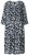 Ulla Popken 845825 Vestido midi de flores con manga 3/4 Negro - Vestidos midi - Vestidos midi de talla grande