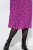 Ulla Popken 845825 Vestido midi de flores con cuello de pico Lila - Vestidos midi - Vestidos midi de talla grande