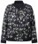 Ulla Popken 845841 Chaqueta reversible de flores con cuello college Negro - Chaquetas - Chaquetas para mujer en tallas grandes