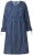 Ulla Popken 845863 Vestido de rayas con cuello de pico Azul marino - Vestidos - Vestidos para todas las tallas