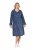 Ulla Popken 845863 Vestido de rayas con cuello de pico Azul marino - Vestidos - Vestidos para todas las tallas