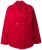Ulla Popken 846021 Abrigo polar Rojo - Abrigos - Abrigos de talla grande