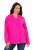 Ulla Popken 846021 Abrigo polar Rosa - Abrigos - Abrigos de talla grande
