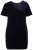 Ulla Popken 846051 Vestido de terciopelo de manga corta Azul marino - Vestidos de noche - Vestidos de fiesta de gran talla