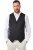 JP1880 846089 Chaleco de felpa Negro - Trajes - Trajes 2XL-8XL