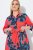 Ulla Popken 846164 Vestido camisero de flores Rojo - Vestidos midi - Vestidos midi de talla grande