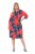 Ulla Popken 846164 Vestido camisero de flores Rojo - Vestidos midi - Vestidos midi de talla grande