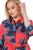 Ulla Popken 846164 Vestido camisero de flores Rojo - Vestidos midi - Vestidos midi de talla grande