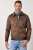 JP1880 846200 Chaqueta bomber en ante sintético Marrón oscuro - Chaquetas - Chaquetas Tallas Grandes 2XL-8XL
