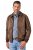 JP1880 846200 Chaqueta bomber en ante sintético Marrón oscuro - Chaquetas - Chaquetas Tallas Grandes 2XL-8XL