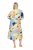 Ulla Popken 846330 Vestido largo de flores Azul claro - Vestidos maxi - Vestidos largos en tallas grandes