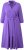 Ulla Popken 846373 Vestido de felpa evasé con manga 3/4 Lila - Vestidos - Vestidos para todas las tallas