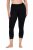 Ulla Popken 846491 Leggings de media 3/4 con encaje Negro - Medias & calcetines - 