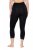 Ulla Popken 846491 Leggings de media 3/4 con encaje Negro - Medias & calcetines - 