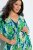 Ulla Popken 846493 Vestido estampado Petróleo - Caftanes - 