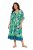 Ulla Popken 846493 Vestido estampado Petróleo - Caftanes - 