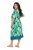 Ulla Popken 846493 Vestido estampado Petróleo - Caftanes - 