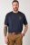 JP1880 846657 Camiseta bellyfit con parches Azul marino TALL - TALL camisas - Camisetas para hombres altos